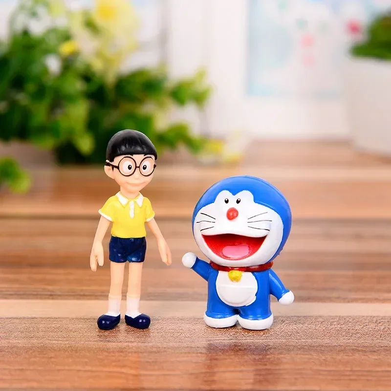 Home Decor Games - 5pcs Doraemon Creative Home Cake Decoration