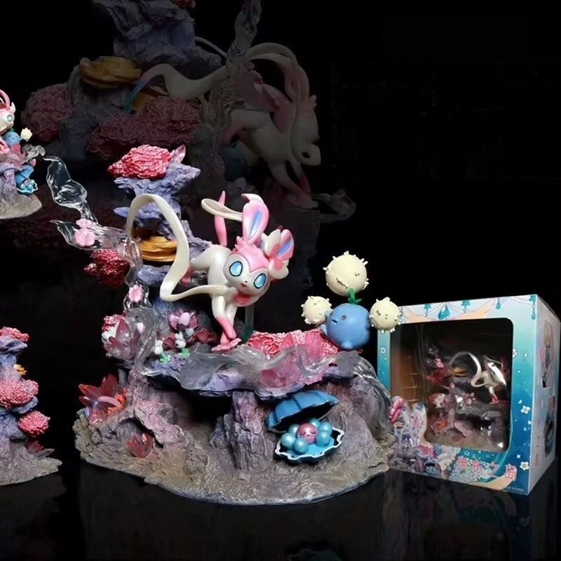 Home Decor Games - Gk Figure Sylveon Shroomish Clamperl Fairy