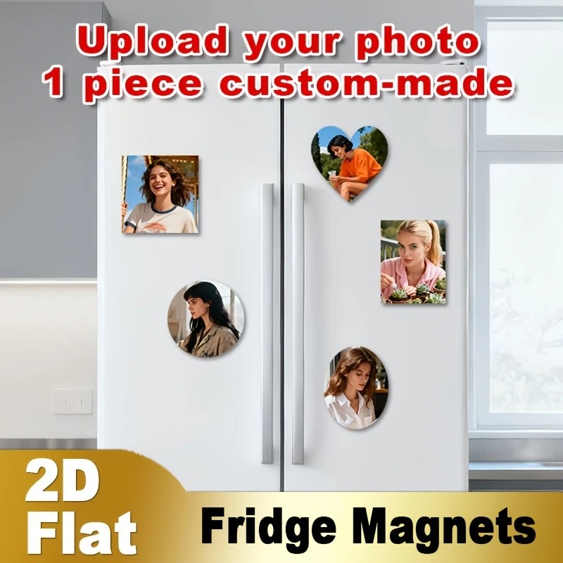 Home Decor Inspo - Custom Photo Fridge Magnet 2D Flat