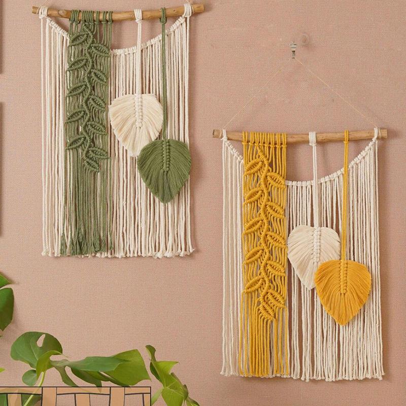 Home Decor Etsy - Boho Tapestry Macrame Wall Decor Hand-woven