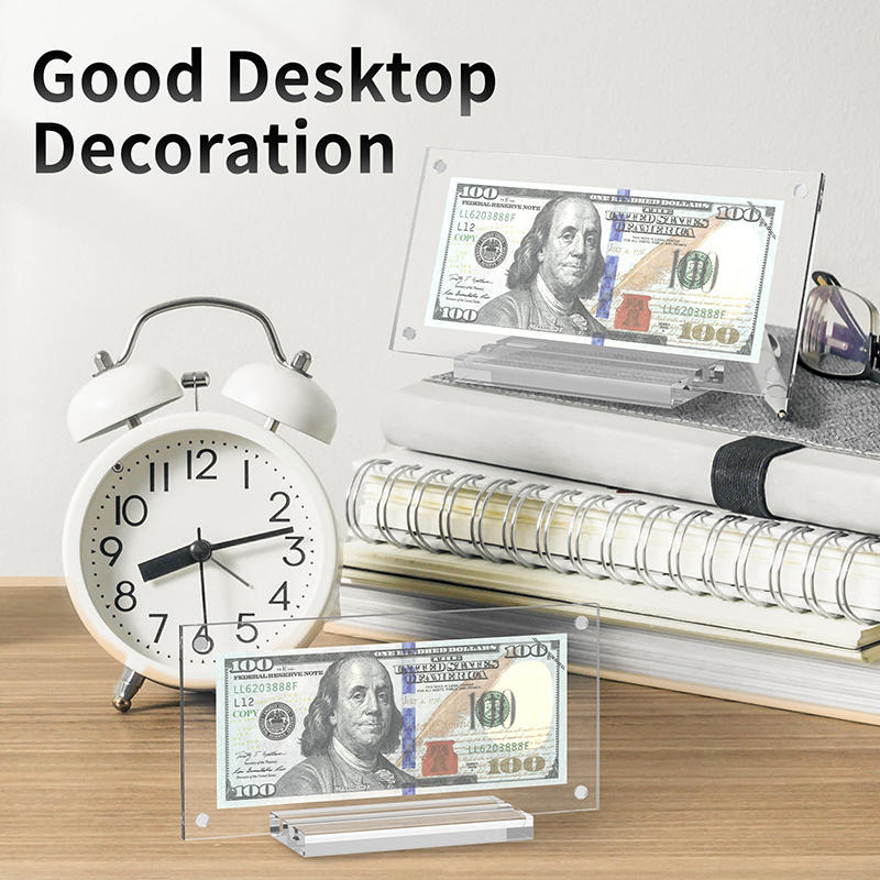 Home Decor Exhibition - 1/2Pcs Clear Acrylic Display Frame With