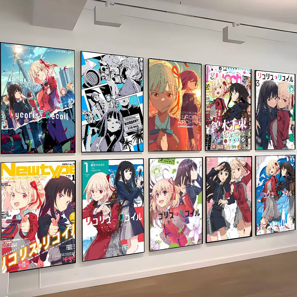 Home Decor Exhibition - Cartoon Anime Lycoris Recoil Movie Wall
