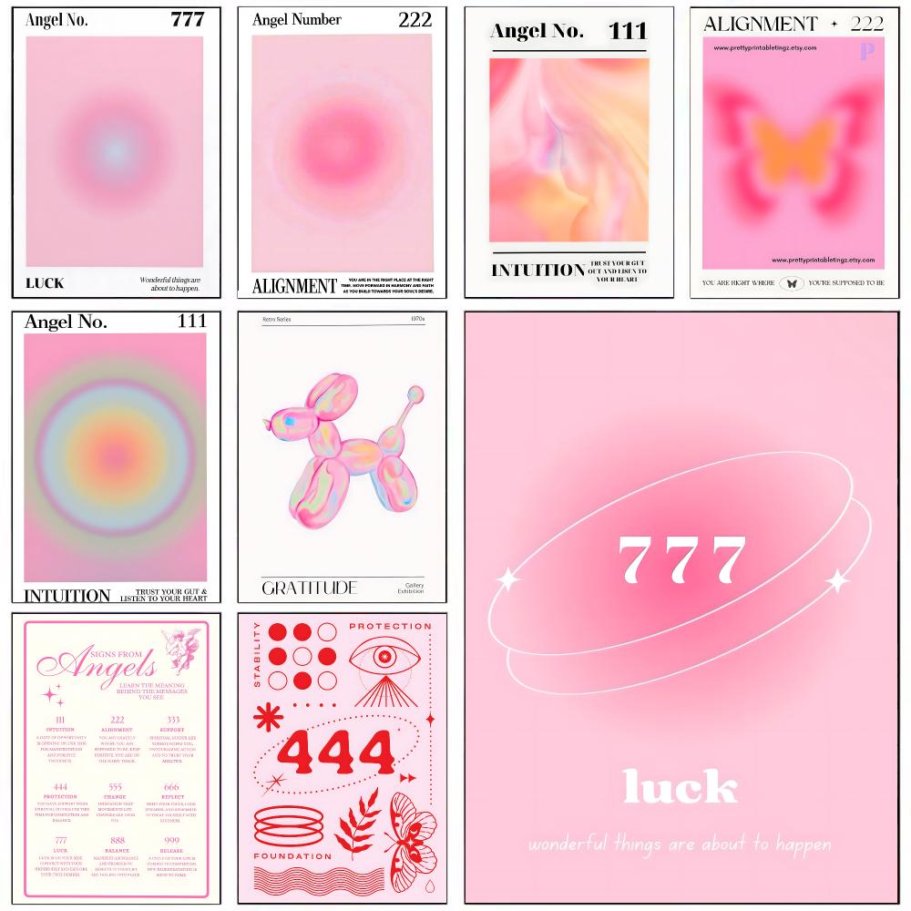 Home Decor Exhibition - Pink Exhibition Gallery Wall Art Poster