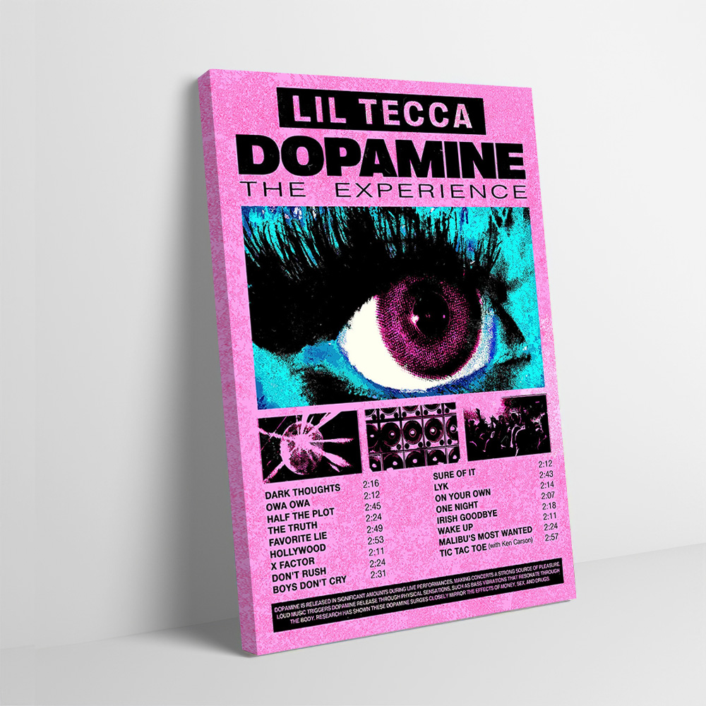 Home Decor Dopamine - Lil Tecca Dopamine Album Cover Art