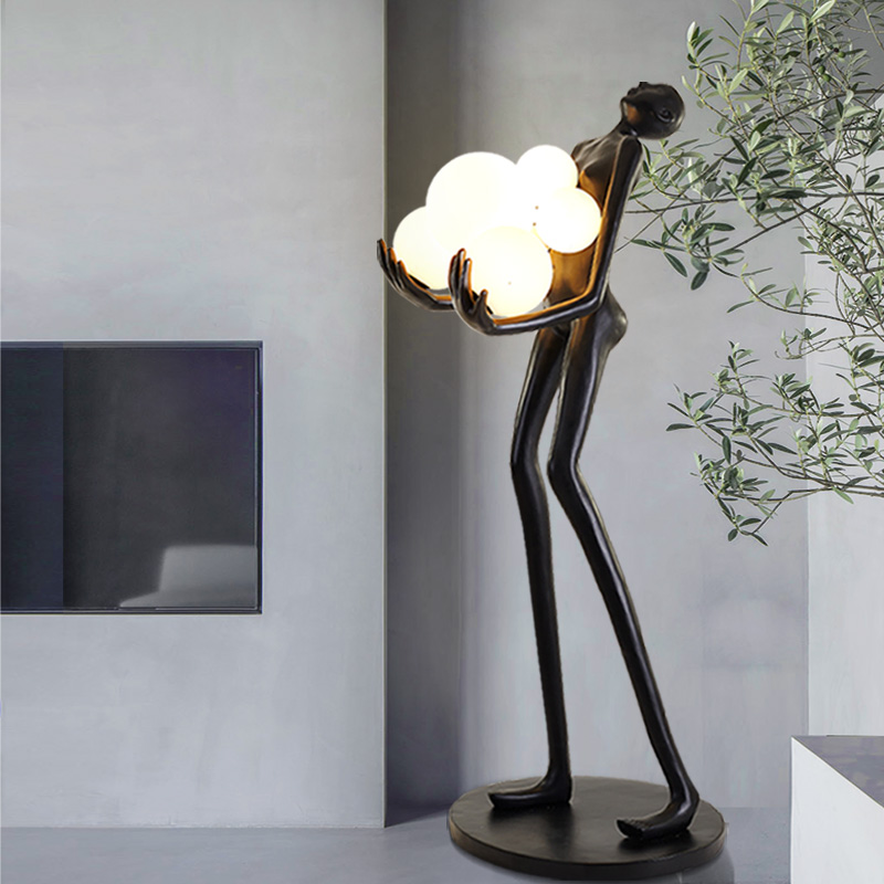 Home Decor Exhibition - Modern humanoid art sculpture creative floor