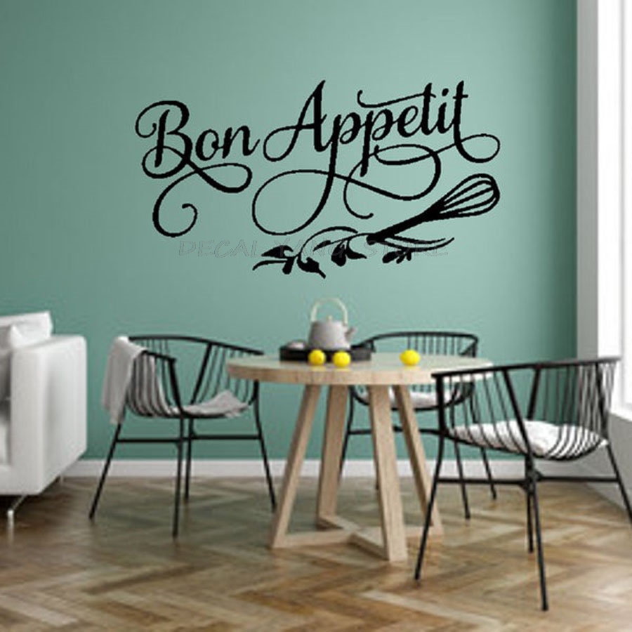 Home Decor Vinyl Flooring - Good Appetite Wall Decal Dining Room
