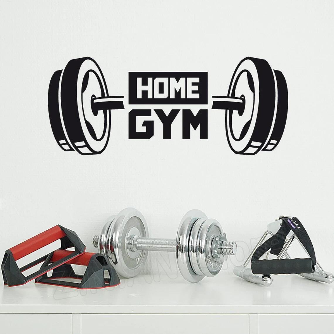 Home Decor Vinyl Flooring - Fitness Home Gym Decor Wall Sticker