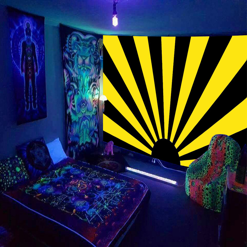 Black Light Tapestry Wall Hang - Home Decor Etsy review and price