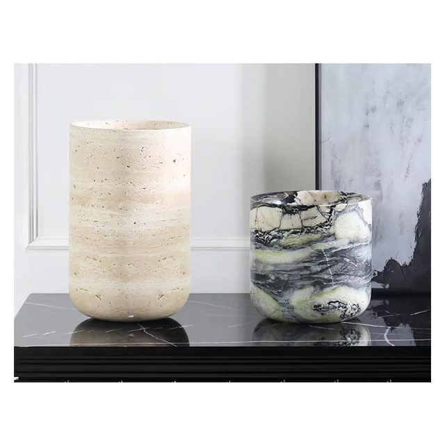 Customized Natural Marble Vase - Home Decor Vase With Flowers review and price