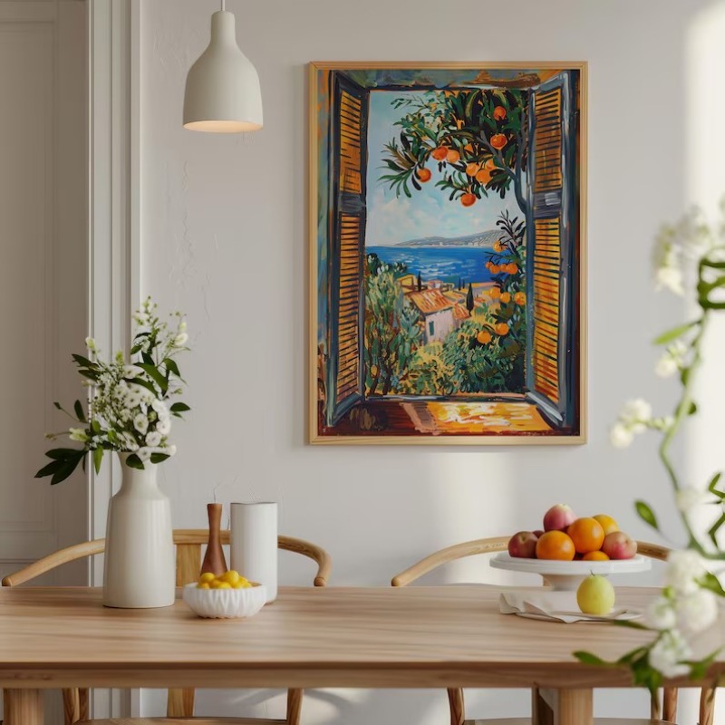 Open Window Landscape Henri Ma - Home Decor Exhibition review and price
