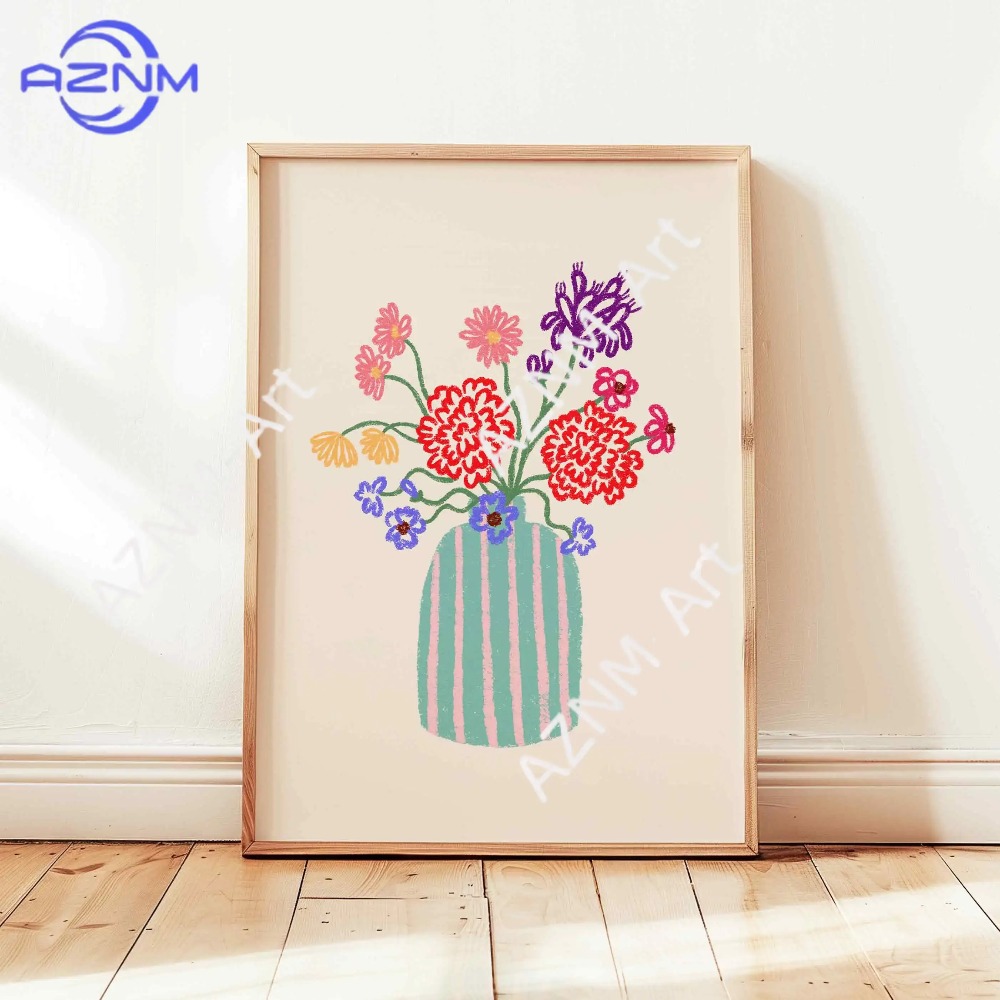 1/3pcs Abstract Flower Vase Pa - Home Decor Vase With Flowers review and price