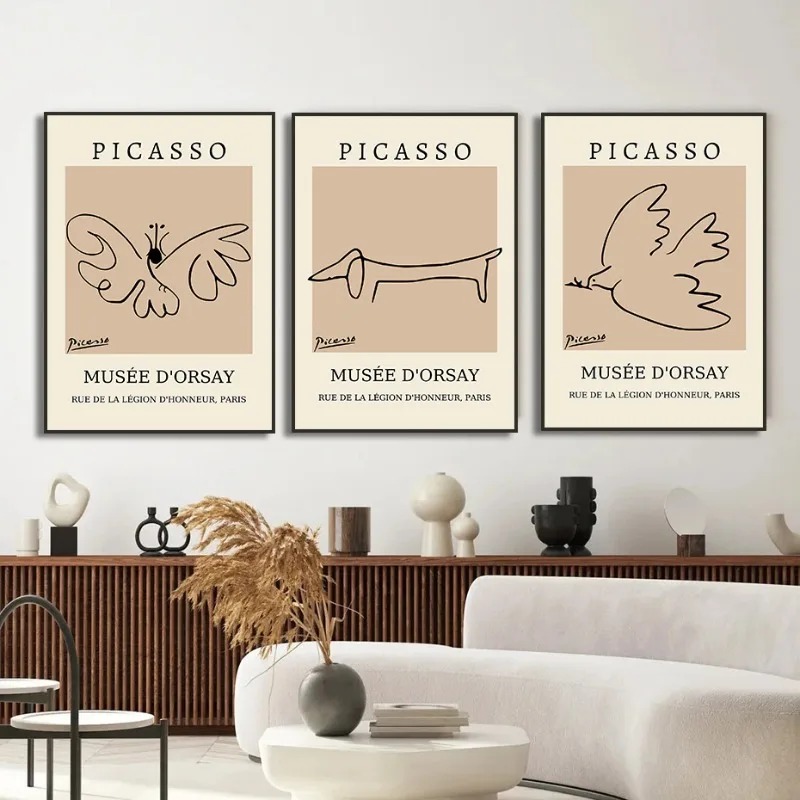 Pablo Picasso Exhibition Poste - Home Decor Exhibition review and price