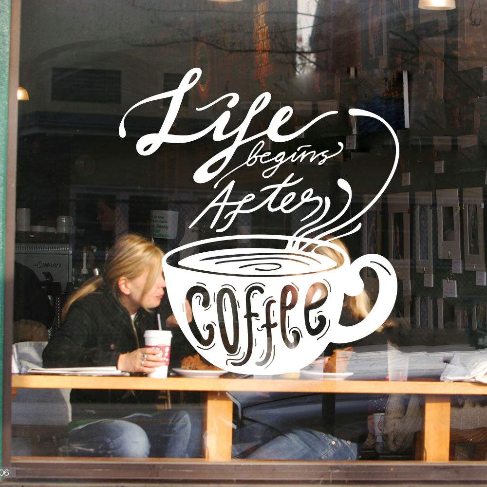 Life Begins After Coffee Mugs  - Home Decor Vinyl Flooring review and price