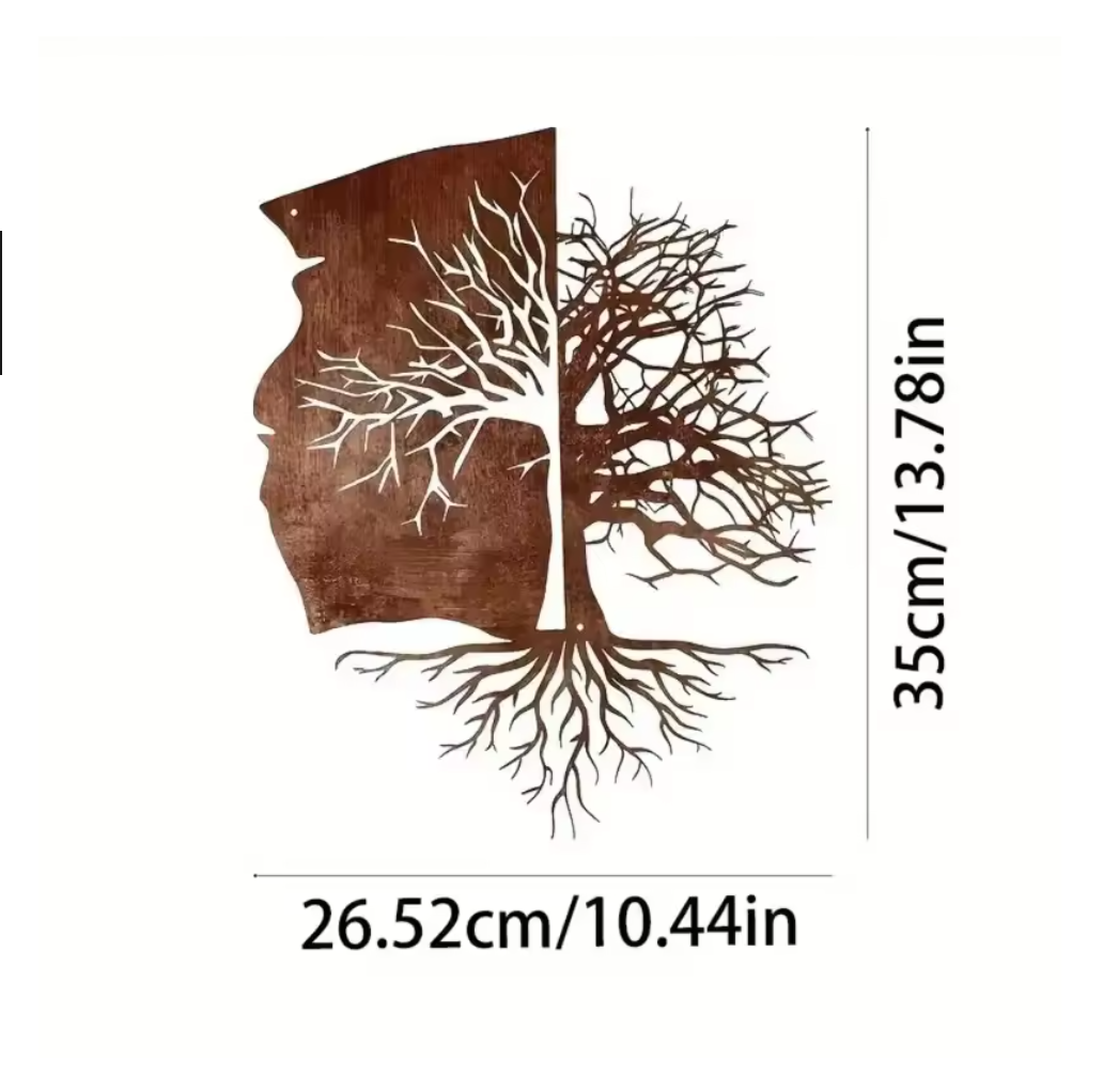 1Pc Rust Metal Tree of Life Wa - Review Home Decor review and price