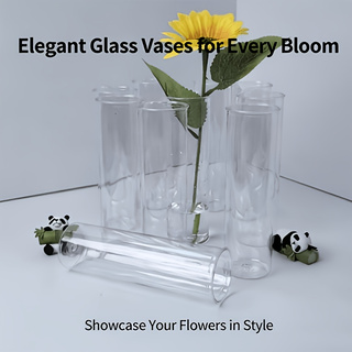 10-27Clear Acrylic Cylinder Va - Home Decor Vase With Flowers review and price