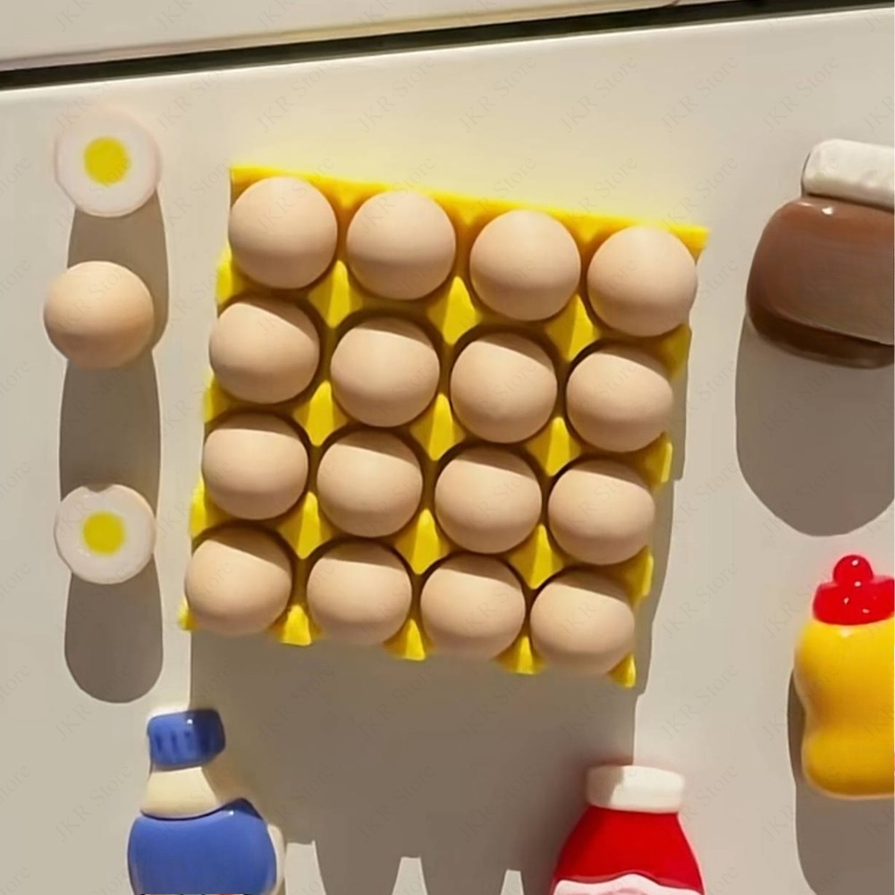 Egg Tray Fridge Magnet Set Cut - Home Decor Etsy review and price