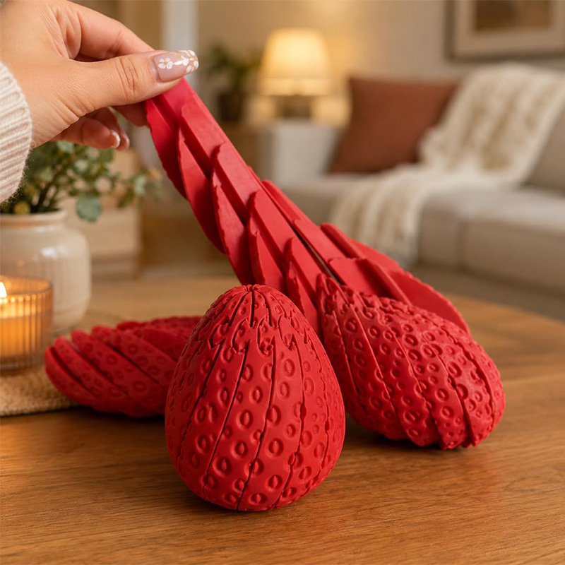 Twisted Strawberry Egg 3d Prin - Home Decor Etsy review and price