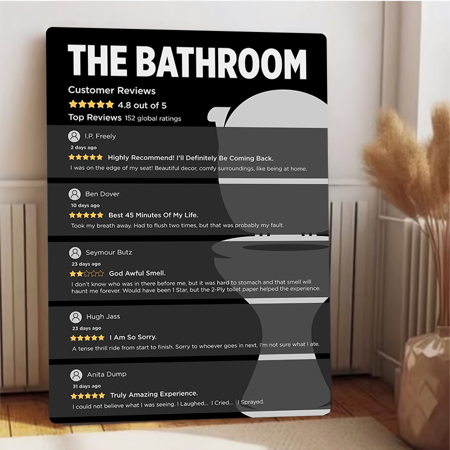 Funny Bathroom Customer Review - Review Home Decor review and price