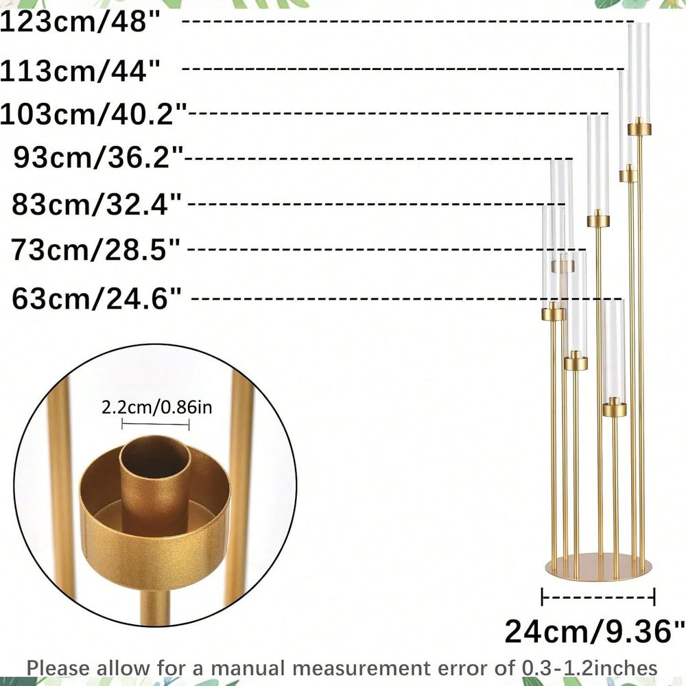 48inch Gold Floor Candle Holde - Flooring Home Decor review and price
