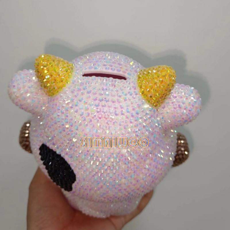 DIY Rhinestone Art Cow Doll To - Home Decor Exhibition review and price