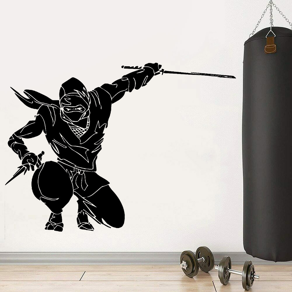 Ninja Wall Decal Japanese Warr - Home Decor Vinyl Flooring review and price