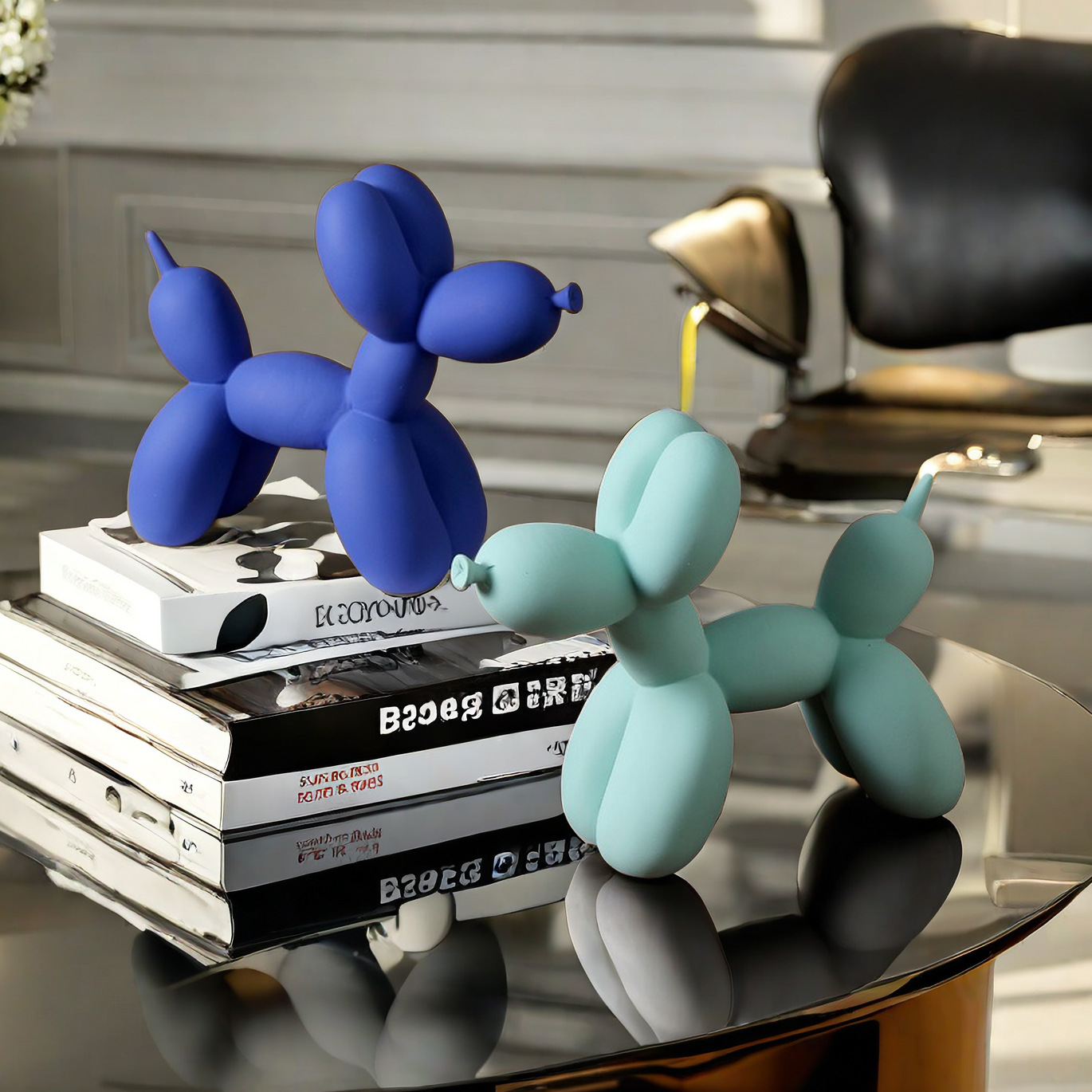 Solid Color Balloon Dog Statue - Home Decor Exhibition review and price