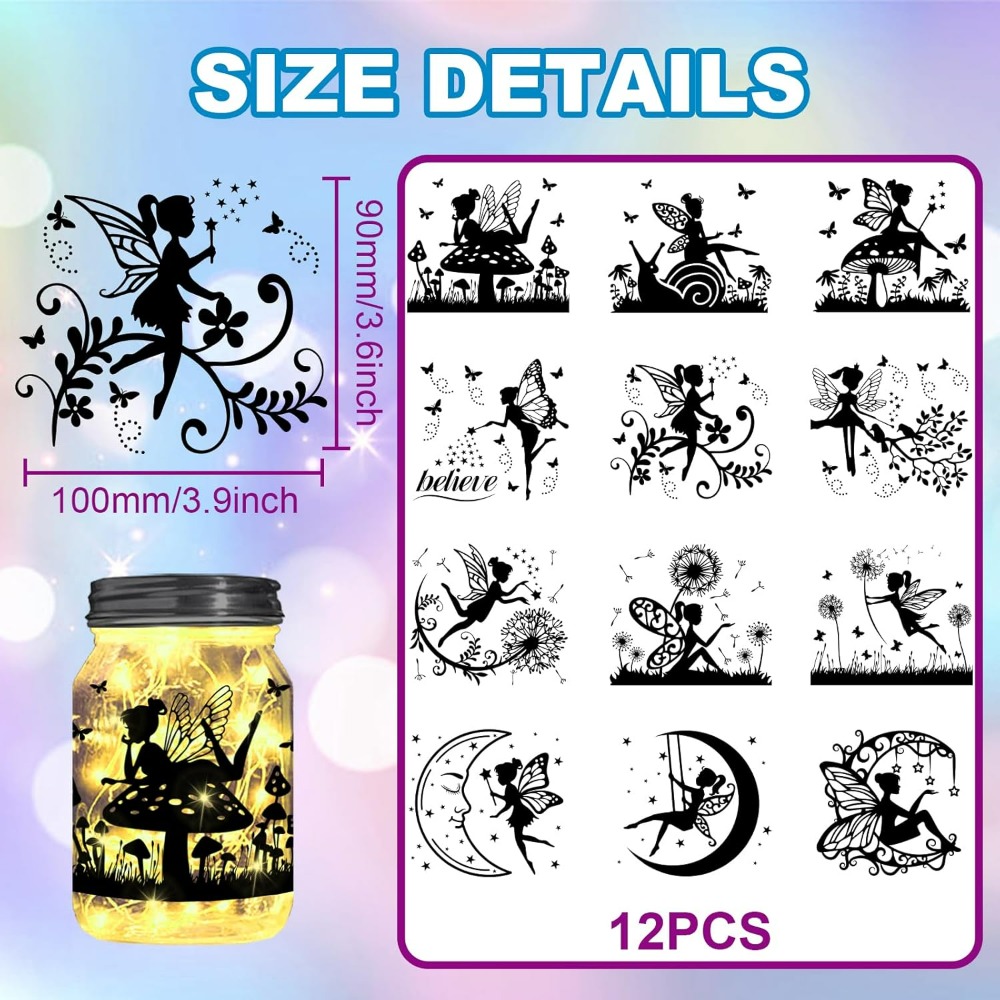 Elf Silhouette Jar Cutouts Pap - Home Decor Kit review and price