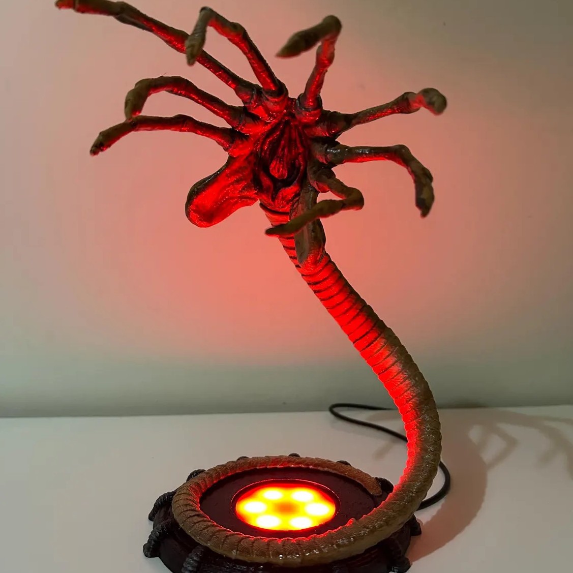 Alien Facehugger Lamp Nightlig - Home Decor Inspo review and price