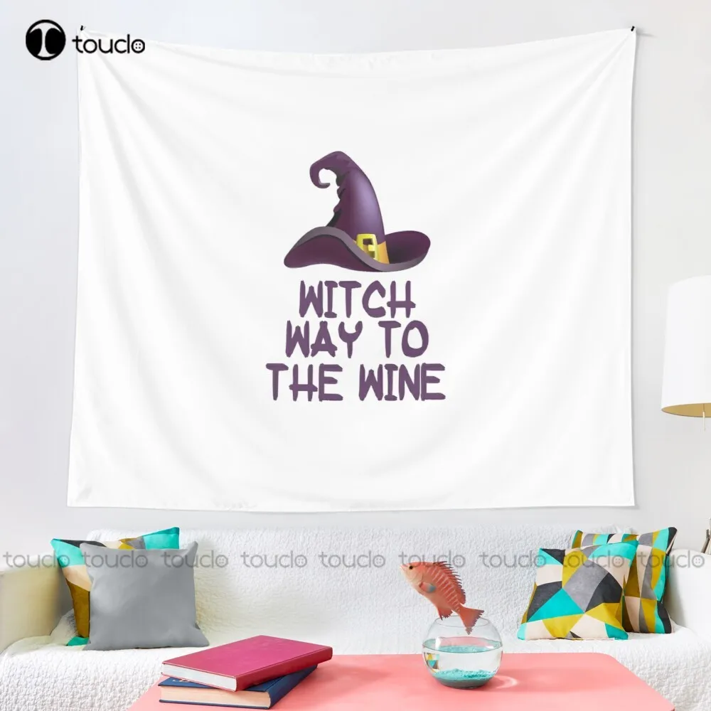 Witch Way To The Wine Tapestry - Review Home Decor review and price