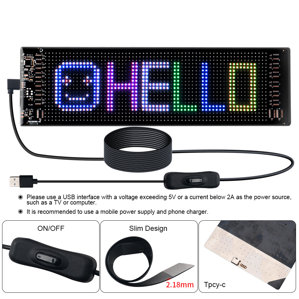 LED Matrix Pixel Panel Scrolli - Home Decor Inspo review and price
