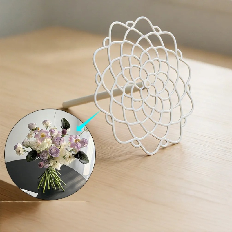 Spiral Ikebana Stem Holder Vas - Home Decor Vase With Flowers review and price