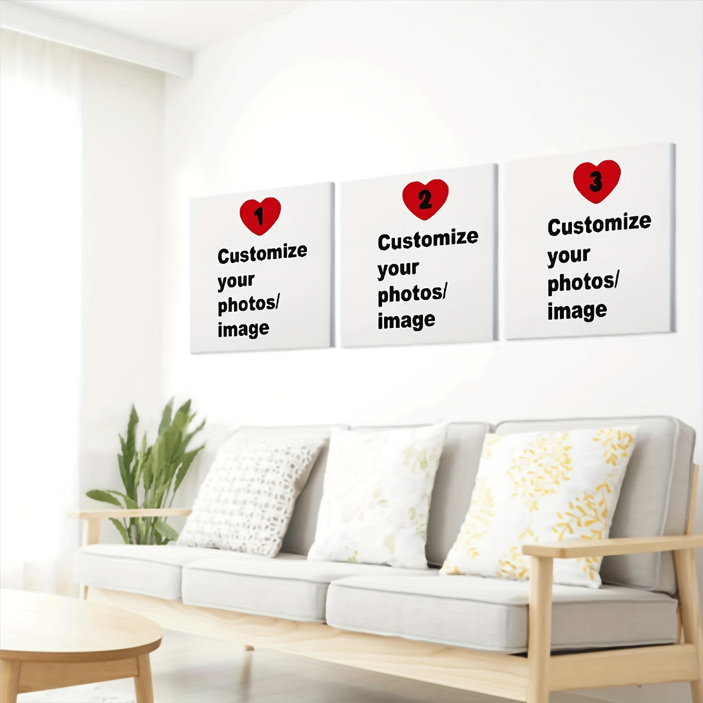 3pcs/set Custom Square Canvas  - Home Decor Kit review and price