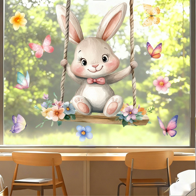 Easter Swing Rabbit Static Win - Home Decor Vinyl Flooring review and price