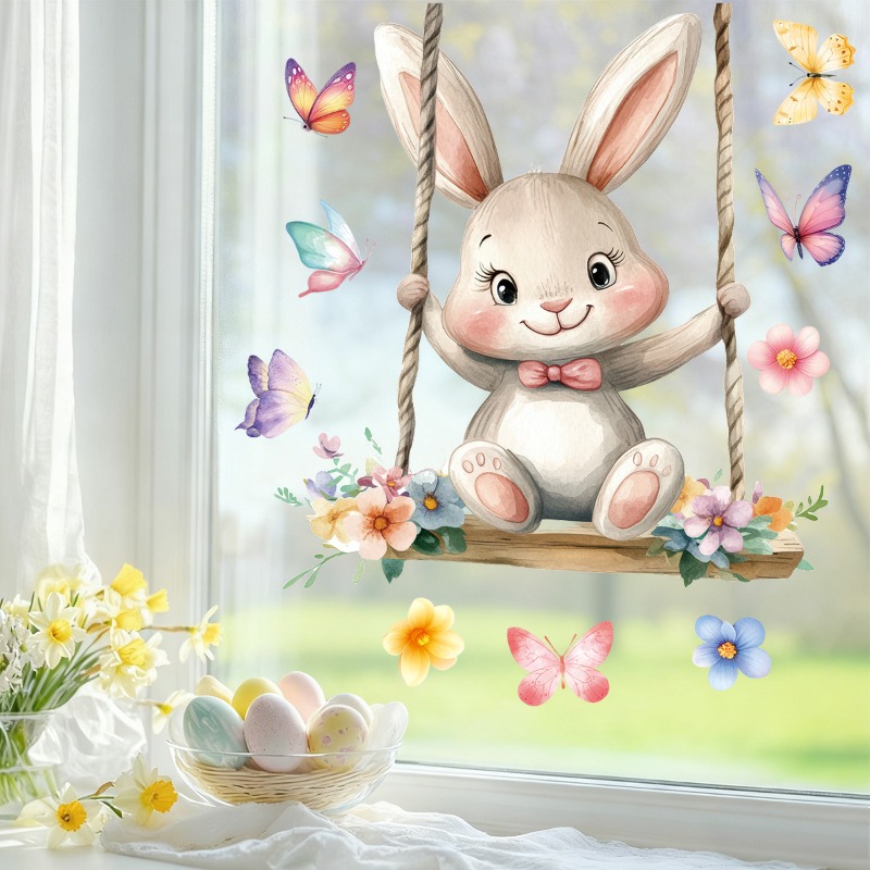 Easter Swing Rabbit Static Win - Home Decor Vinyl Flooring review and price