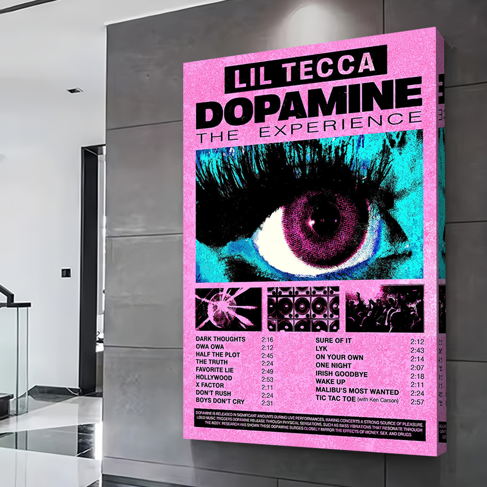 Lil Tecca Dopamine Album Cover - Home Decor Dopamine review and price