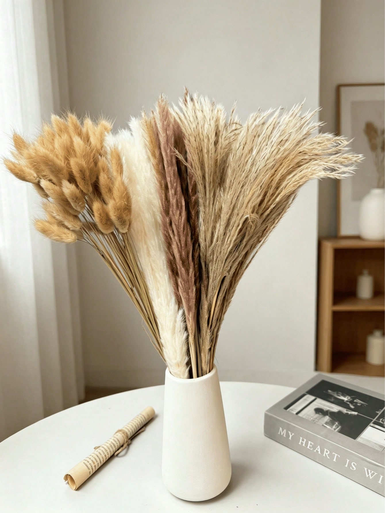 10/20/30pcs White Artificial P - Home Decor Vase With Flowers review and price