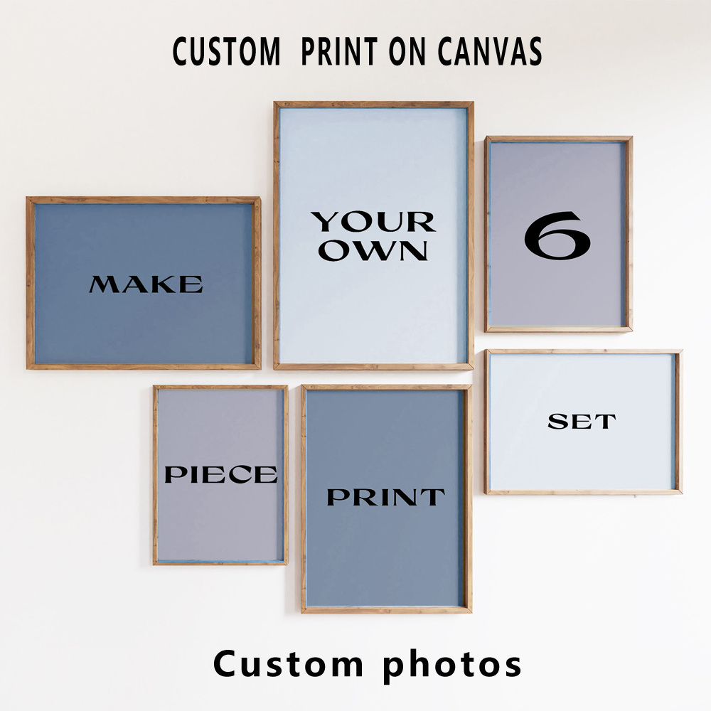 6pcs/set Custom Canvas Prints  - Home Decor Kit review and price