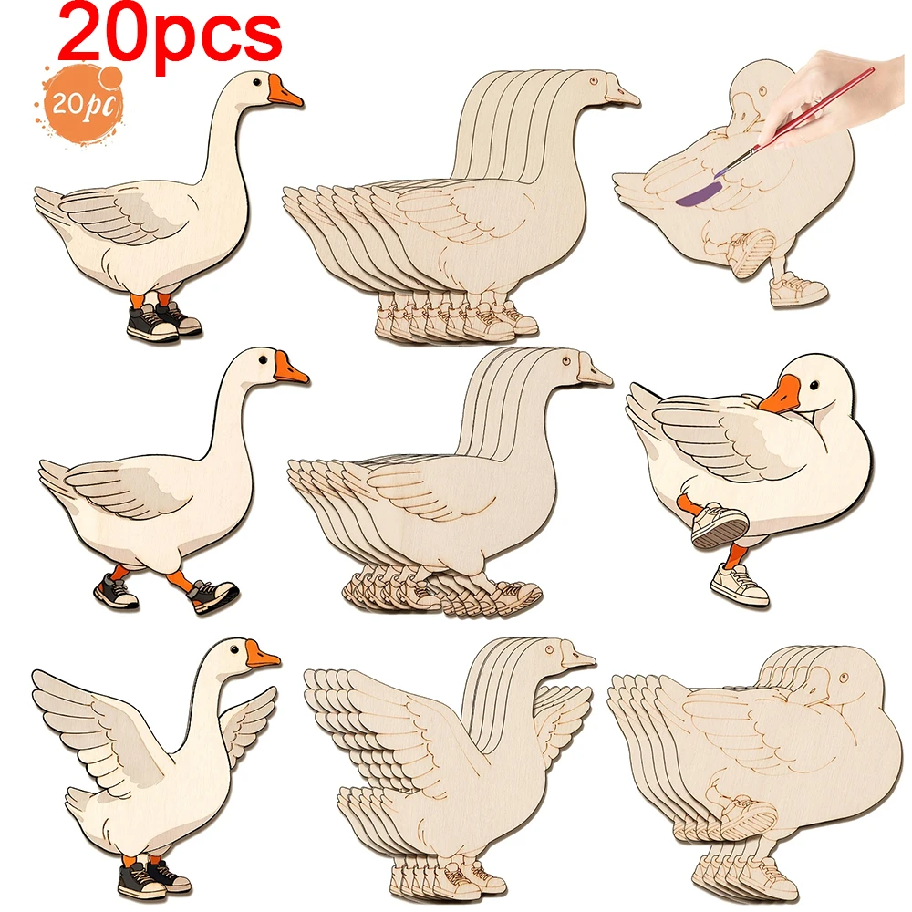20pcs Unfinished Wooden Craft  - Home Decor Kit review and price