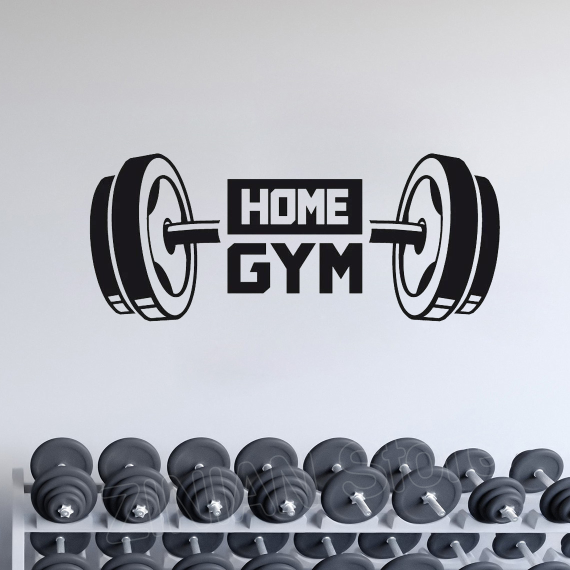 Fitness Home Gym Decor Wall St - Home Decor Vinyl Flooring review and price