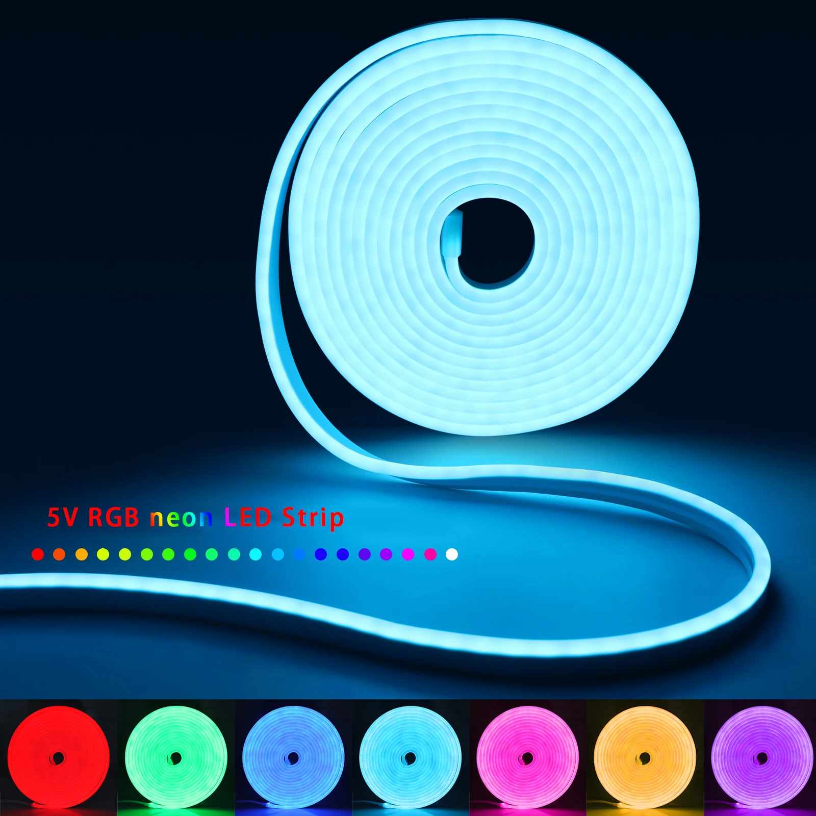 1-5m RGB LED Neon Strip Light  - Home Decor Inspo review and price
