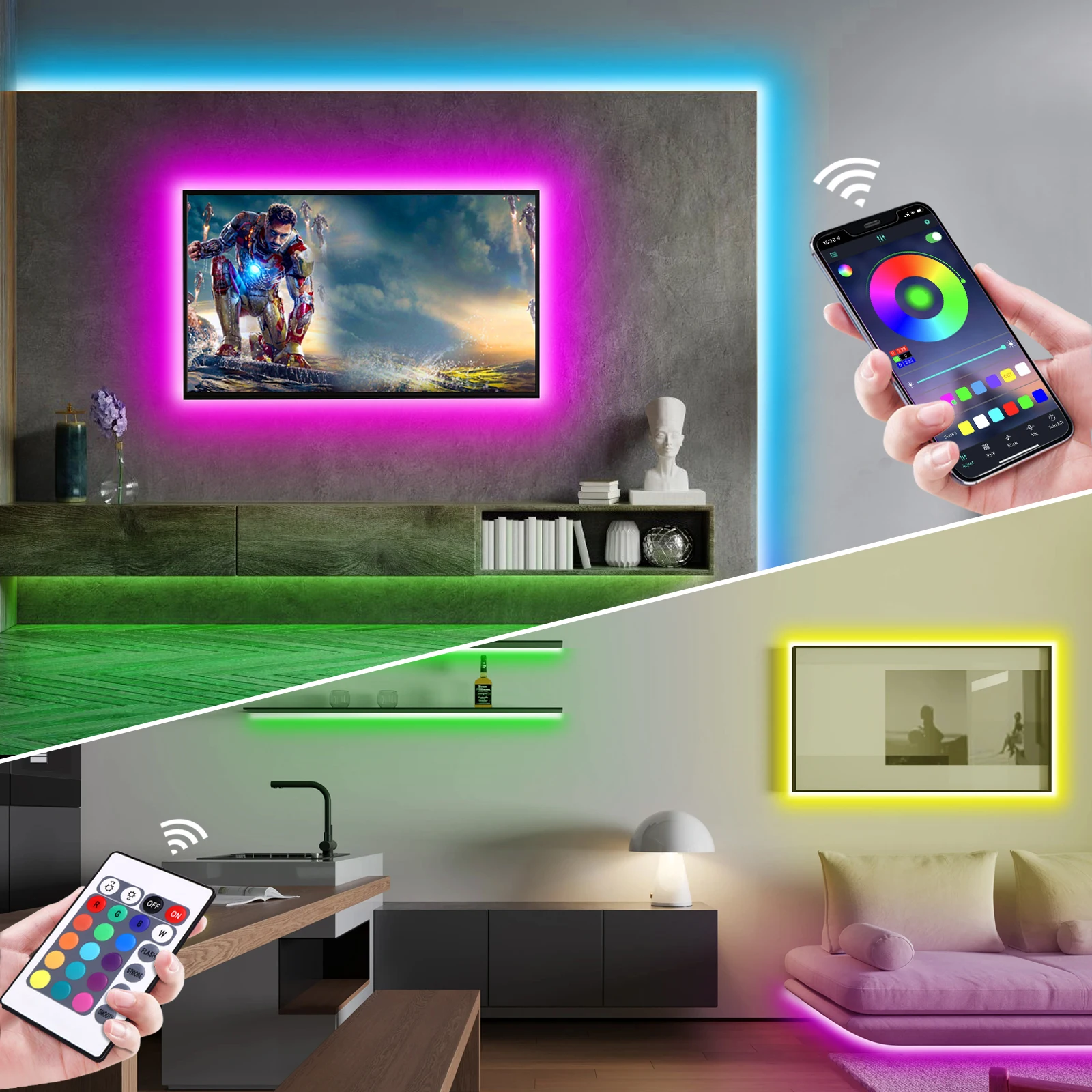 1-5m RGB LED Neon Strip Light  - Home Decor Inspo review and price